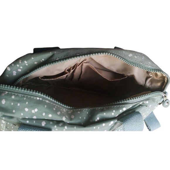 brand new Kipling vintage crossbody Defea Medium Handbag snowflake green - Picture 11 of 13